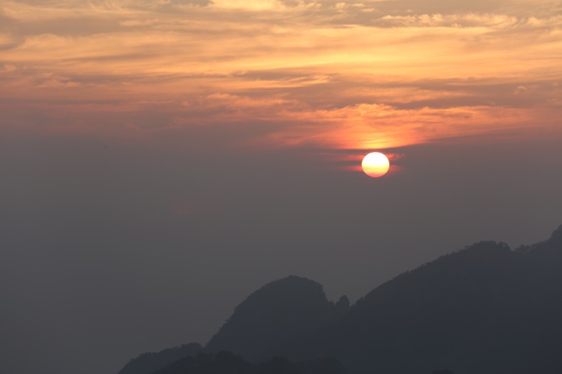 唯美安徽黄山自然风景图片