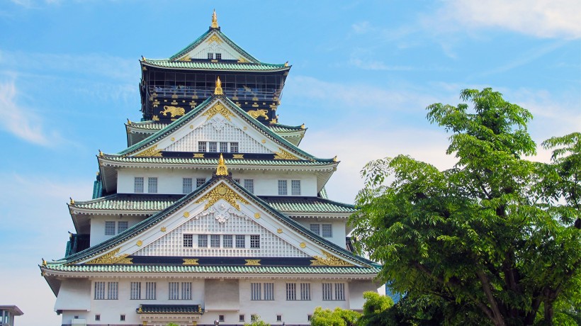 日本大阪建筑風(fēng)景圖片