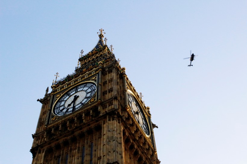 英國倫敦大笨鐘建筑風景圖片