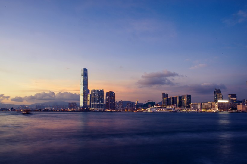 香港维多利亚港风景图片