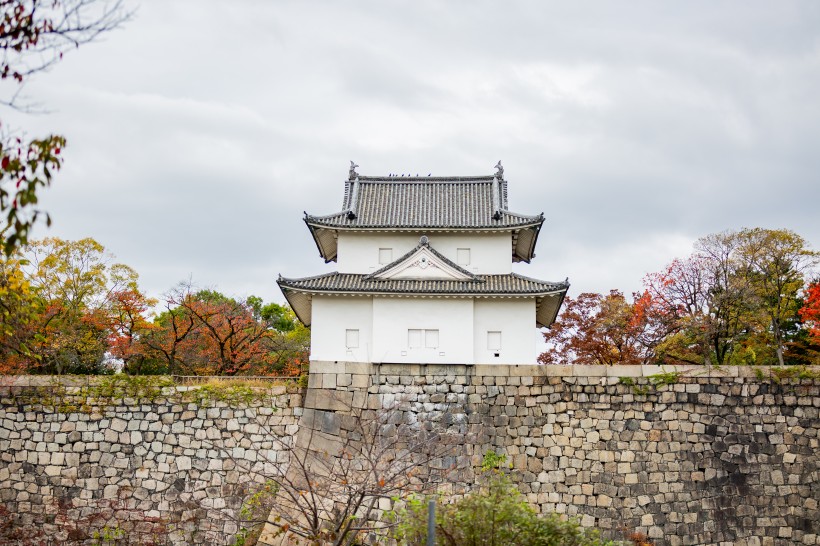 日本大阪迷人秋季风景图片