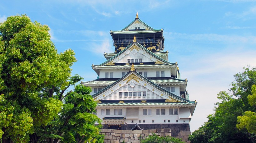 日本大阪建筑風(fēng)景圖片