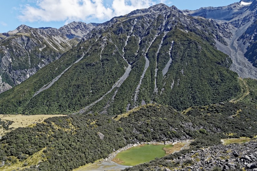 新西兰库克山自然风景图片