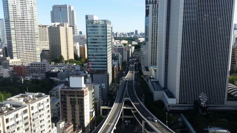 日本东京现代建筑风景图片