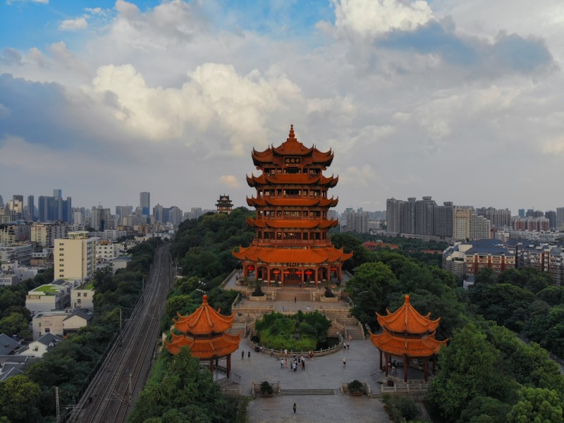 湖北武汉建筑风景图片