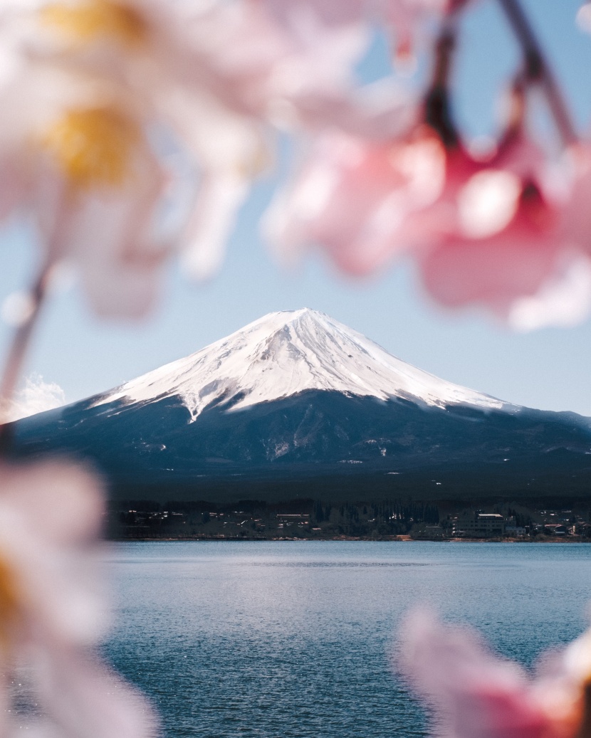 日本富士山自然风景图片