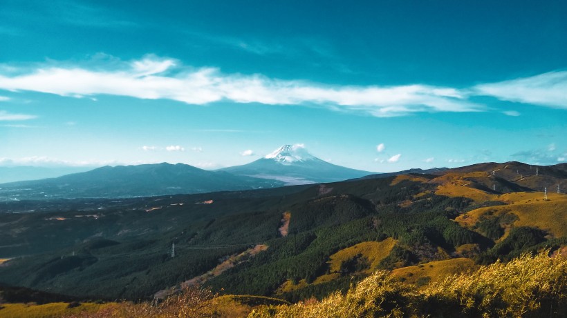 日本富士山自然风景图片