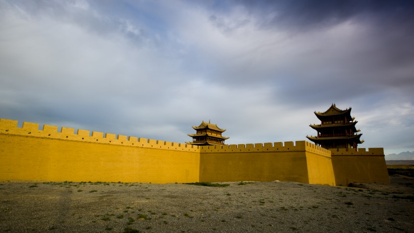 甘肃嘉峪关人文风景图片