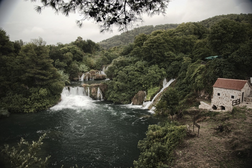 克罗地亚普利特维采湖自然风景图片