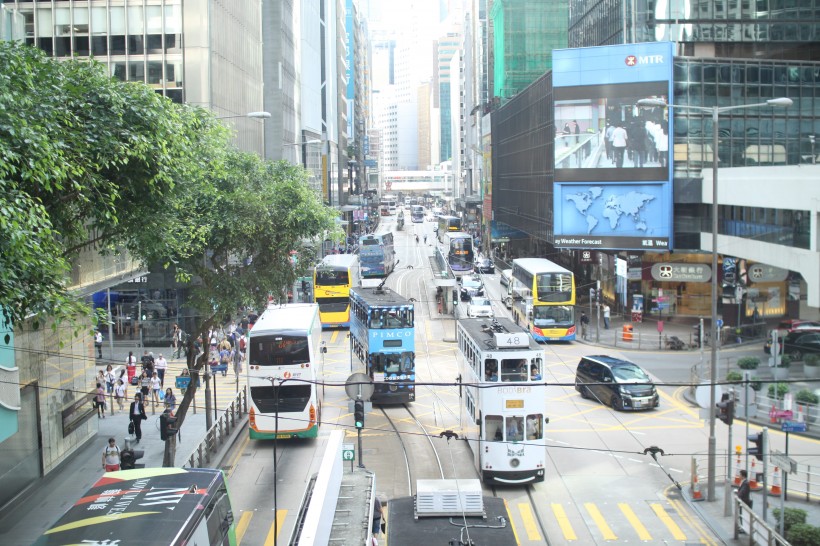 繁华热闹的香港风景图片图片