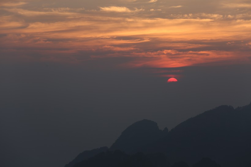 唯美安徽黄山自然风景图片