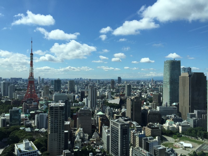 日本东京现代建筑风景图片