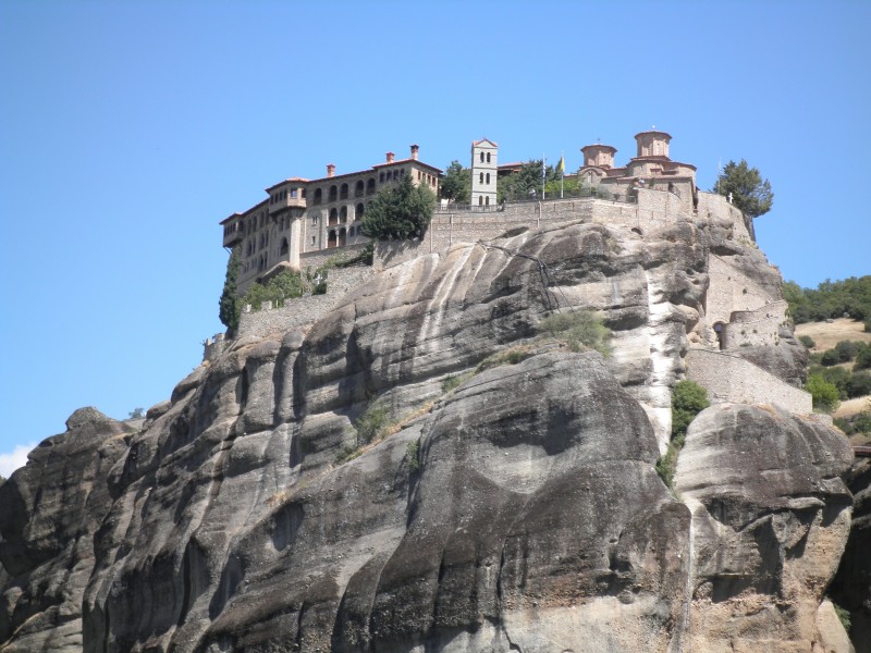 希臘米特奧拉修道院建筑風(fēng)景圖片