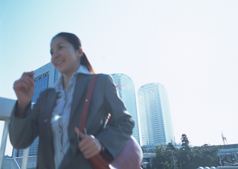 城市白领女性图片