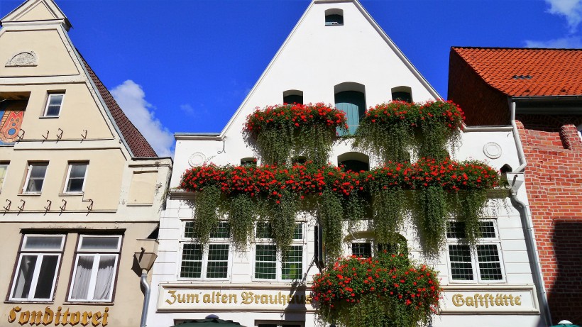 德国卢内堡建筑风景图片