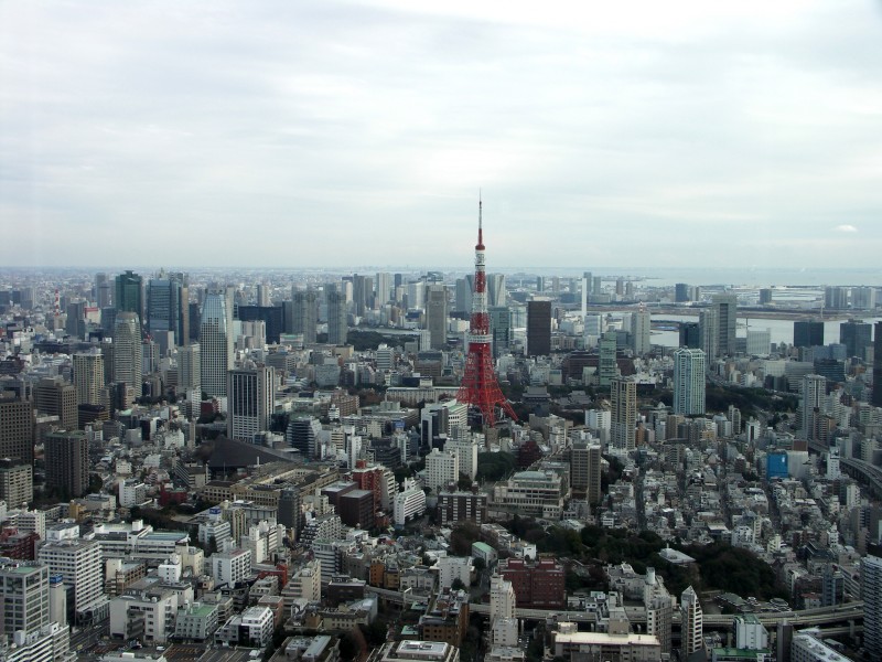 日本东京现代建筑风景图片