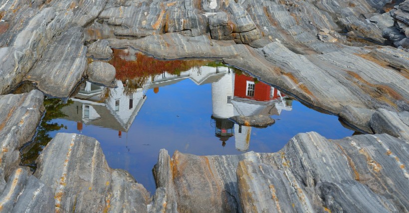 英国英格兰缅因州海岸风景图片