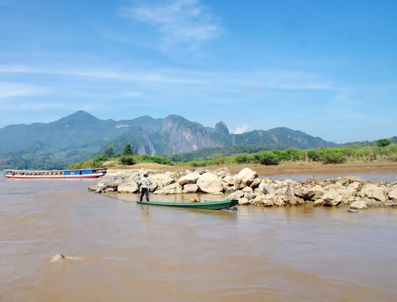 东南亚湄公河风景图片