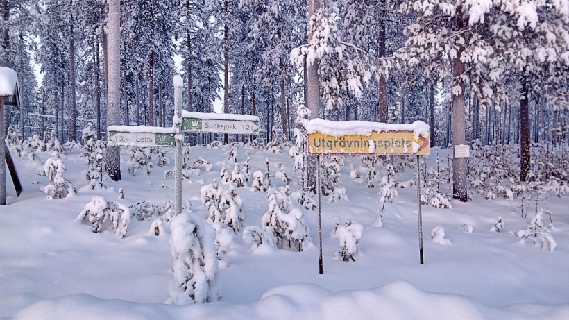 挪威拉普兰冰雪风景图片