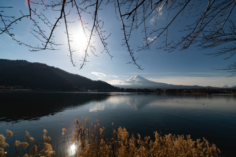 日本富士山优美风景图片