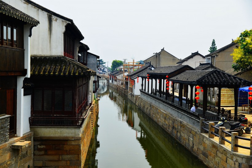 江苏甪直古镇人文风景图片