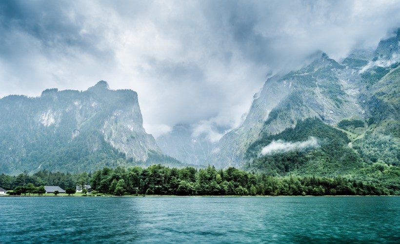 德国国王湖自然风景图片