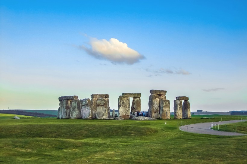 英国神秘的巨石阵风景图片