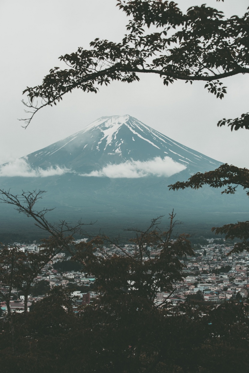 日本富士山优美风景图片