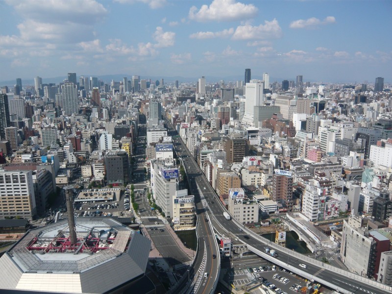 日本大阪建筑風(fēng)景圖片