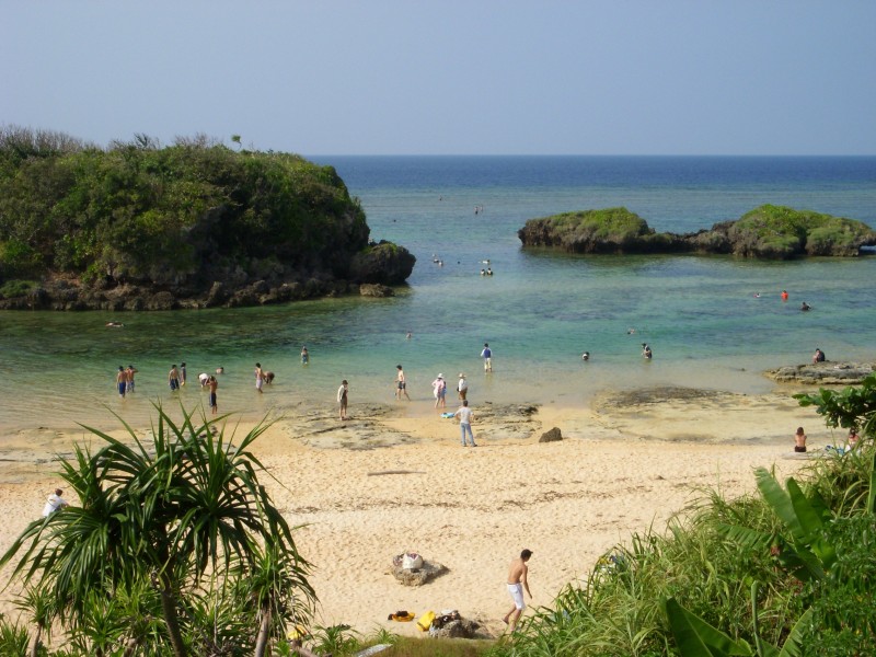 日本沖繩海景圖片