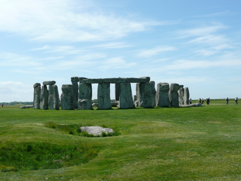 英國(guó)巨石陣自然風(fēng)景圖片