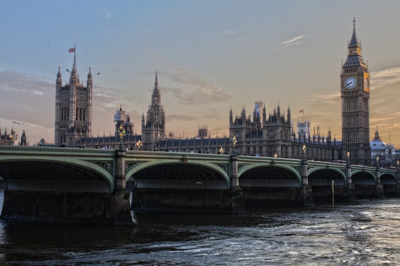 英國(guó)倫敦塔橋建筑風(fēng)景圖片