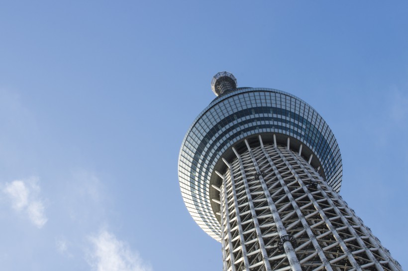 日本东京晴空塔建筑风景图片