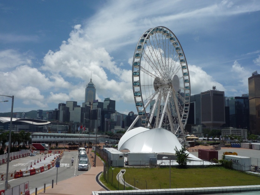 热闹喧嚣的香港建筑风景图片