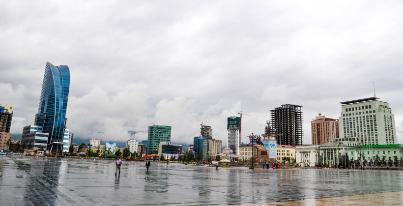 蒙古乌兰巴托建筑风景图片