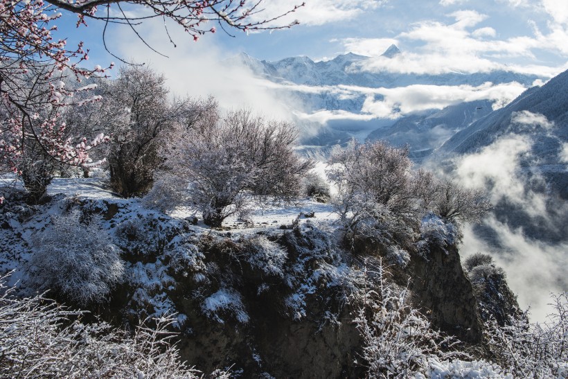 雪后的索松村風(fēng)景圖片