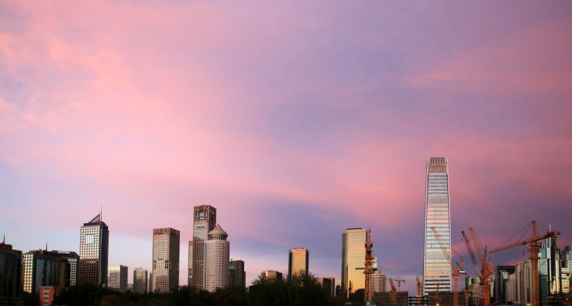 北京国贸建筑风景图片