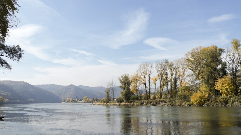 德国多瑙河风景图片