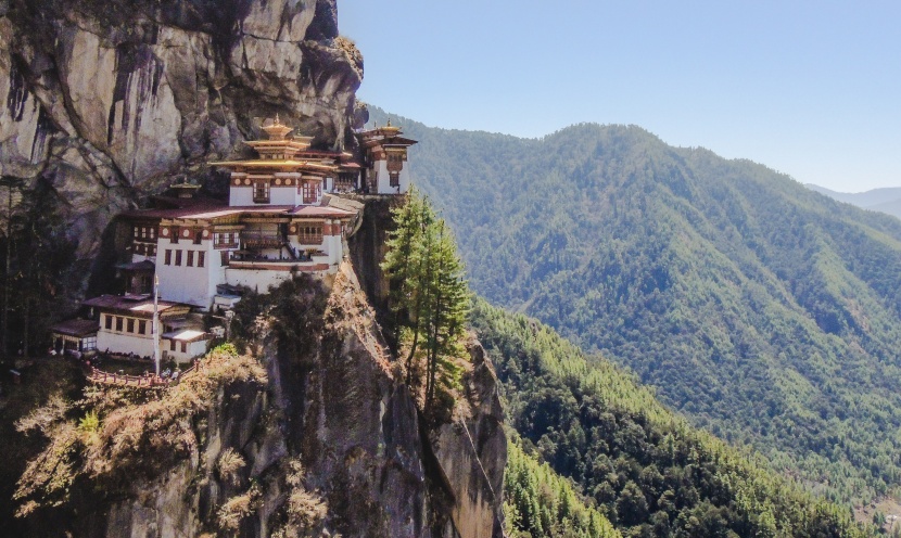 不丹虎穴寺建筑风景图片