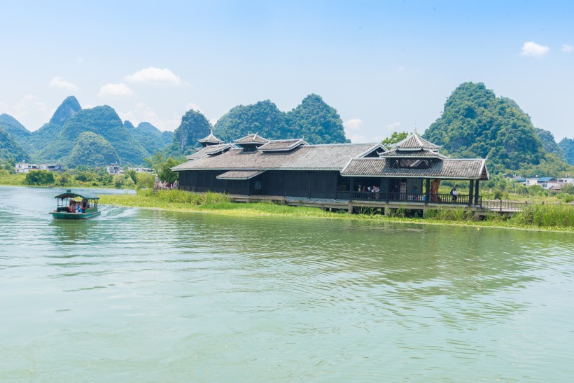 广西桂林漓江自然风景图片