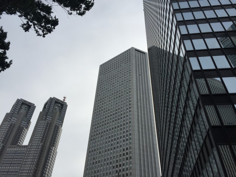 日本東京銀座建筑風(fēng)景圖片