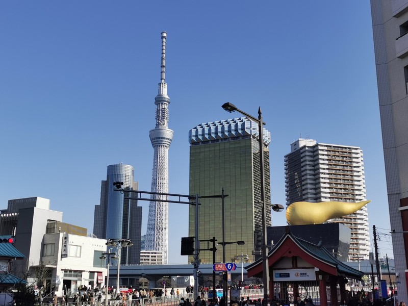 日本標志性建筑東京塔建筑風(fēng)景圖片