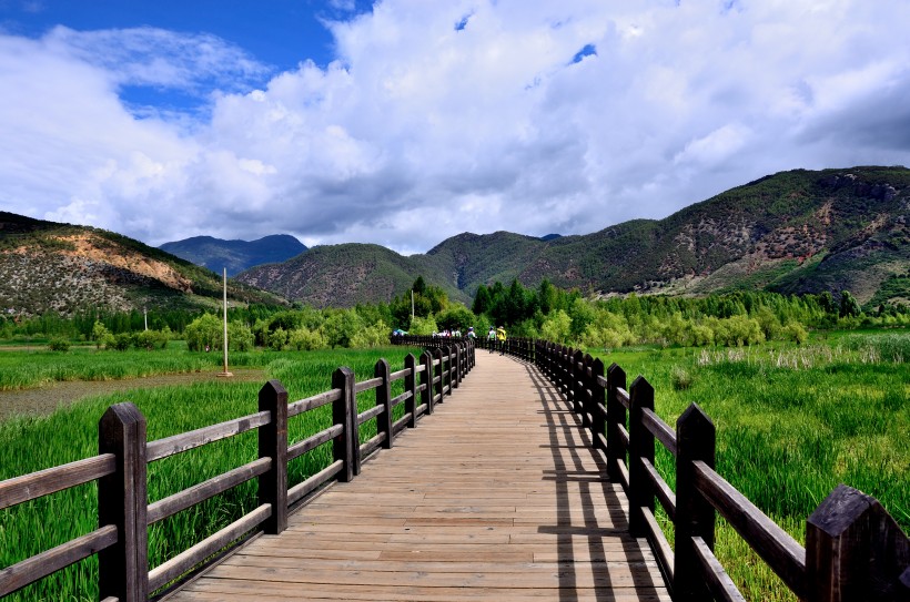 泸沽湖草海风景图片