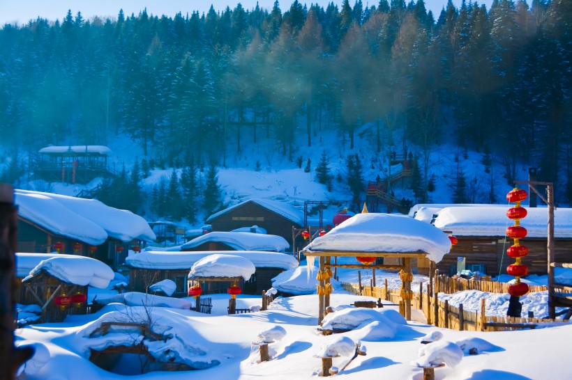 黑龍江雪鄉(xiāng)自然風景圖片