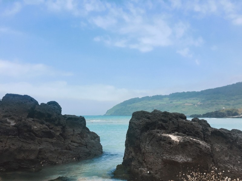 韩国济州岛海岸风景图片