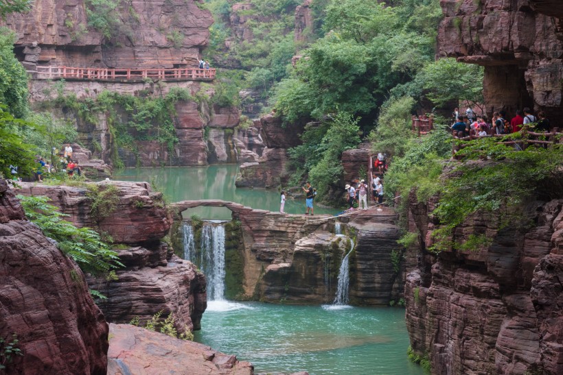 河南云台山风景图片