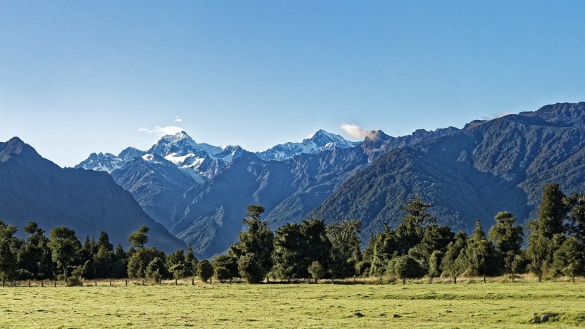 新西兰库克山自然风景图片