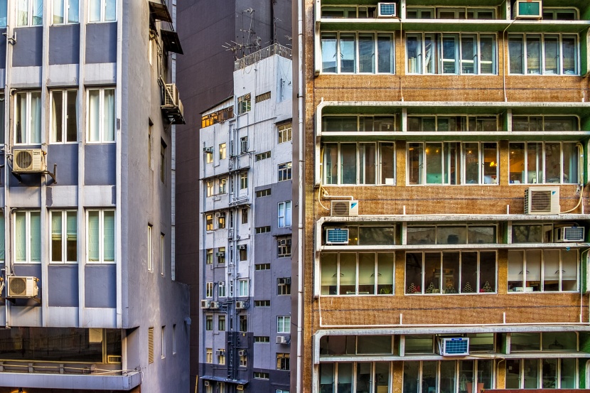 繁華熱鬧的香港圖片