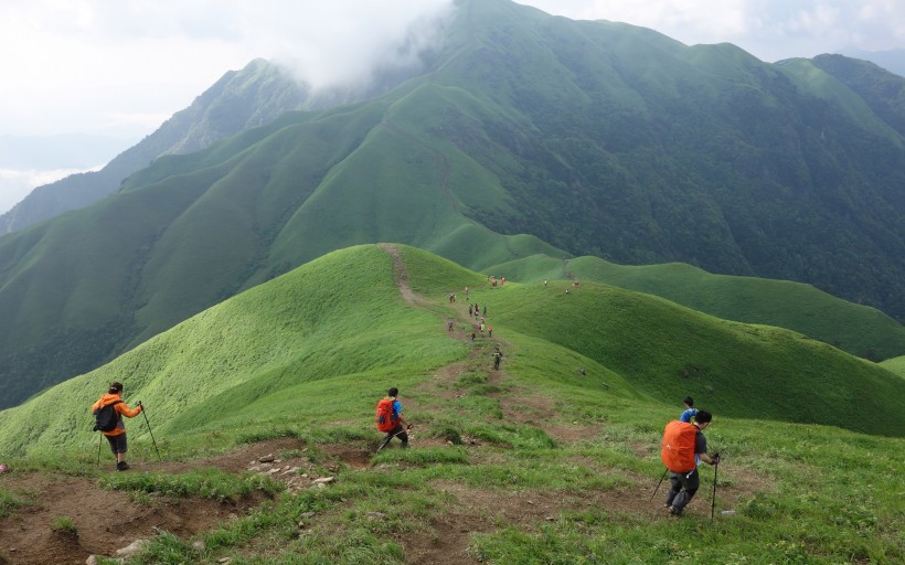 江西武功山自然风景图片