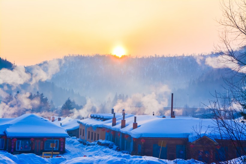 黑龍江雪鄉(xiāng)自然風(fēng)景圖片